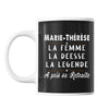 Mug prénom Marie-Thérèse cadeau départ retraite - Planetee