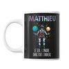 Mug Prénom Matthieu Univers - Planetee