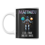 Mug Prénom Matthieu Univers - Planetee