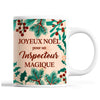 Tasse Noël Inspecteur homme Beige - Planetee