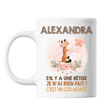 Mug Alexandra Cou Monté Girafe - Planetee