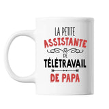 Mug La Petite Assistante de Télétravail de Papa - Planetee
