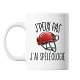 Mug Speleologie j'peux pas Blanc - Planetee