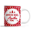 Tasse Noël Agathe Rouge - Planetee