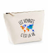 Trousse voyages c'est la vie - Planetee