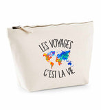 Trousse voyages c'est la vie - Planetee