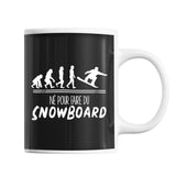 Mug Snowboard évolution - Planetee