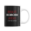 Mug Snowboard C'est ma Routine - Planetee
