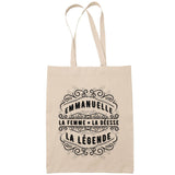 Sac Tote Bag Emmanuelle La Déesse beige - Planetee