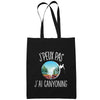 Sac Tote Bag Course À Obstacles Course D'Obstacles Je peux pas Noir - Planetee