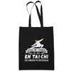 Sac Tote Bag Tai-Chi Légende tu deviendras Noir - Planetee