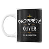 Mug Propriété de Olivier - Planetee