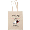 Sac Tote Bag J'peux pas Patinage beige - Planetee