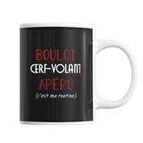 Mug Cerf-Volant C'est ma Routine - Planetee
