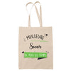Tote Bag Meilleure Soeur de tous les temps - Planetee