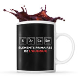 Mug Sarcasme éléments primaires de l'humour - Planetee