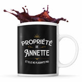 Mug Propriété de Annette - Planetee