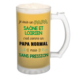 Chope de bière Papa Saône et Loirien Chauvin et Sans Pression - Planetee