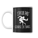 Mug Course de haies j'peux pas Noir - Planetee