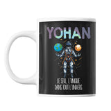 Mug Prénom Yohan Univers - Planetee