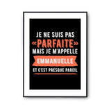 Affiche Emmanuelle pas parfaite mais presque pareil - Planetee