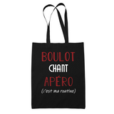 Sac Tote Bag Chant C'est ma Routine - Planetee