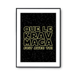 Affiche krav maga soit avec toi - Planetee