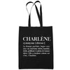 Sac Tote Bag Charlène Définition Prénom - Planetee