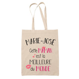 Tote Bag Marie-José Meilleure Maman - Planetee