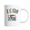 Mug Basset Je le ferai demain - Planetee