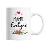 Mug Mamie Evelyne | Tasse prénom Grand Mère - Planetee