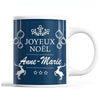 Tasse Noël Anne-Marie Bleu - Planetee