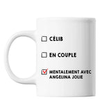 Mug Couple En couple avec Célébrité - Angelina Jolie - Planetee