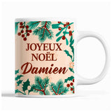 Tasse Noël Damien Beige - Planetee