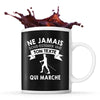 Mug personnalisable Marche Nordique Prénom Femme Métier Age pour Marcheuse - Planetee