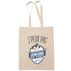 Sac Tote Bag J'peux pas Ski de fond beige - Planetee