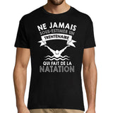 T-shirt Homme natation trentenaire - Planetee