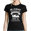 T-shirt femme caravane quarantenaire - Planetee