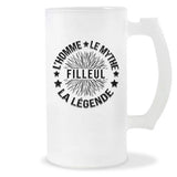 Chope de bière Filleul L'homme le mythe la légende - Planetee