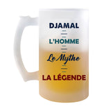 Chope de bière Djamal Mythe Légende - Planetee