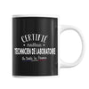 Mug Homme Technicien de laboratoire Meilleur de France | Tasse Noire métier - Planetee