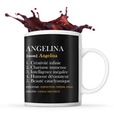 Mug Angelina Définition Perfection - Planetee