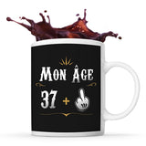 Mug anniversaire 38 ans Humour - Planetee