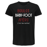 T-shirt homme Baby-Foot C'est ma Routine - Planetee