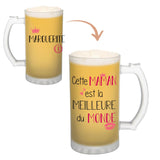 Chope de bière Marguerite Meilleure Maman - Planetee