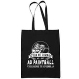 Sac Tote Bag Paintball Légende tu deviendras Noir - Planetee