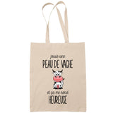 Sac Tote Bag panda reine beige - Planetee
