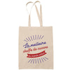 Sac Tote Bag Cheffe de cuisine Femme Meilleure du Monde beige - Planetee