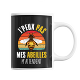 Mug J'peux pas abeilles vintage - Planetee