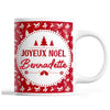 Tasse Noël Bernadette Rouge - Planetee